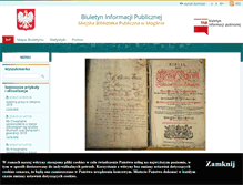 Tablet Screenshot of mbp.mogilno.pl